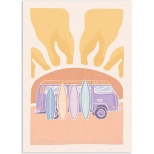 Affiche - Van and sunset - Art Rider
