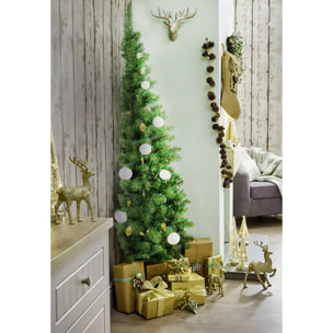 Albero di Natale 180 cm Noel, Pino artificiale, Albero effetto reale, Alberello natalizio extra folto, 60x88 h180 cm, Verde