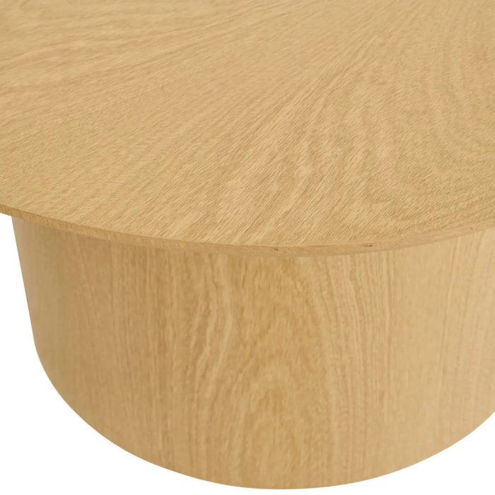 Table basse Lee beige 100x70cm