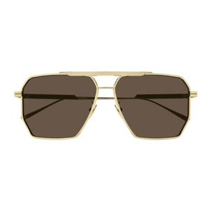 Gafas de Sol Bottega Veneta BV1012S-003 de Metal Hombre 60 mm
