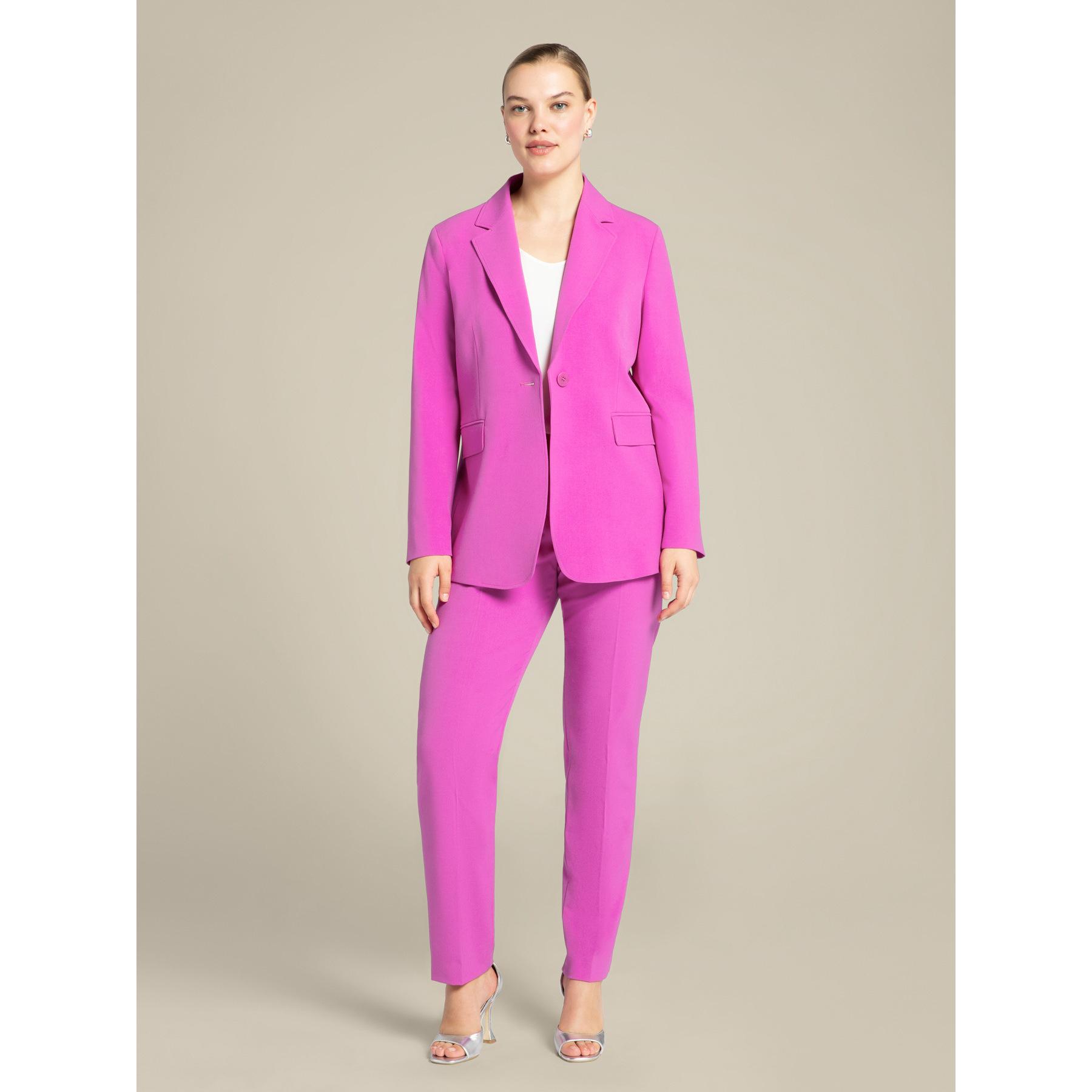 Elena Mirò - Blazer in tessuto fluido - Fucsia