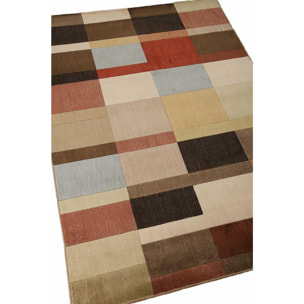 Tapis salon et chambre tissé motif seventies LACI