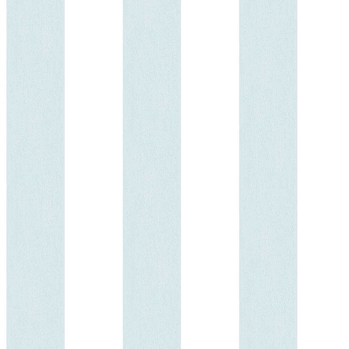 Papier peint LUTECE à rayures bicolores - Bleu