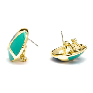 Pendientes Lux by Lux acabadoss en oro amarillo 18k