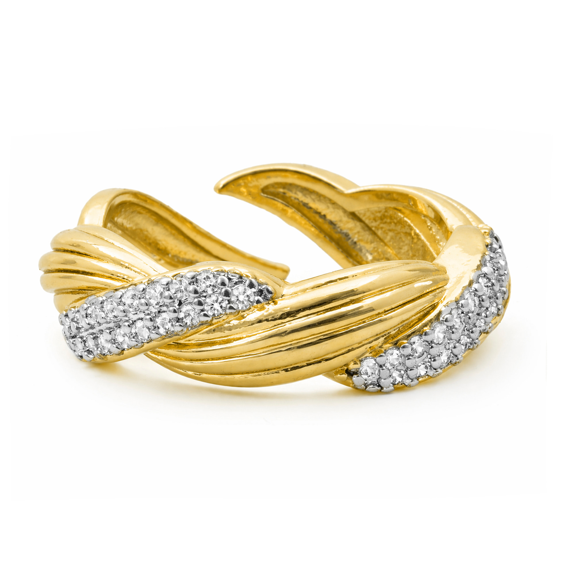 Anillo Riesim acabado oro amarillo 18k
