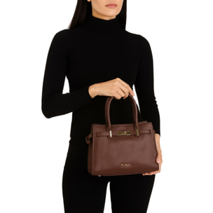 Borsa a mano da donna Made in Italy - Modello Eirian Nova - 100% pelle - 27.0 x 20.5 x 10.0 cm