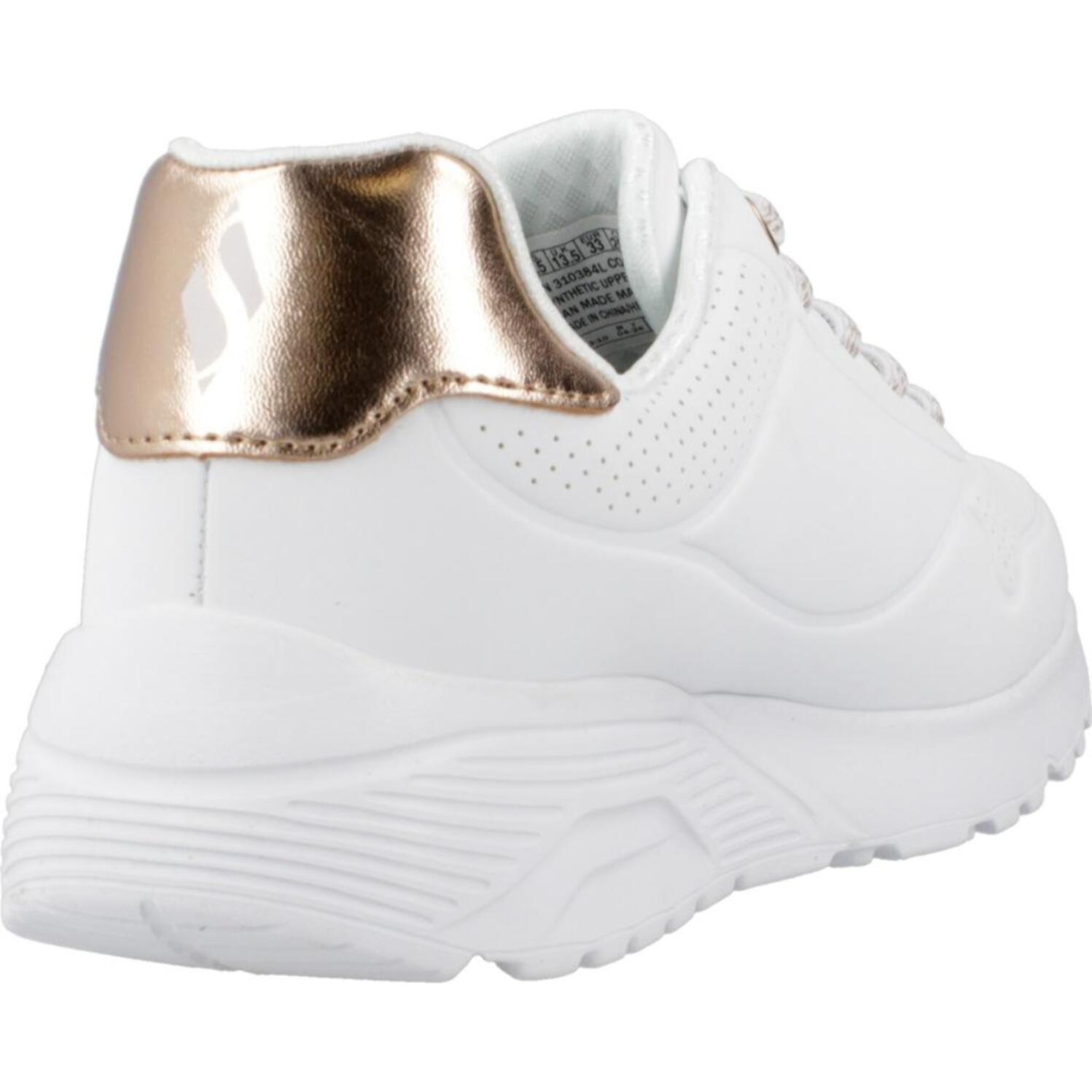 Zapatillas Niña Uno Lite-metallic Mo Blanco