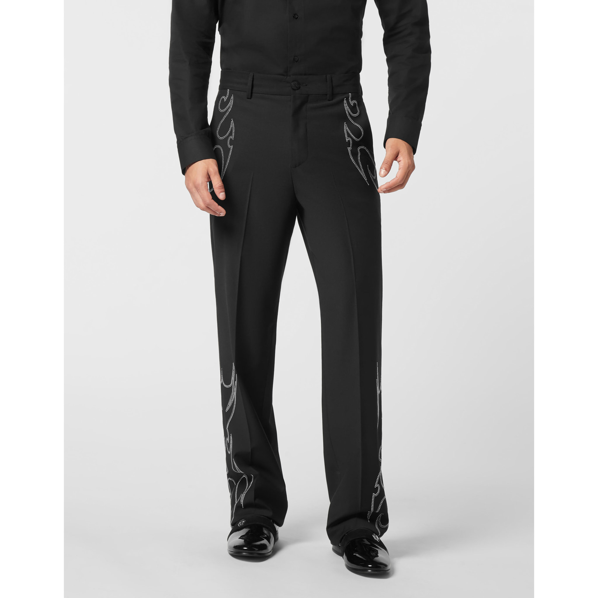 PHILIPP PLEIN Pantalones de pata ancha