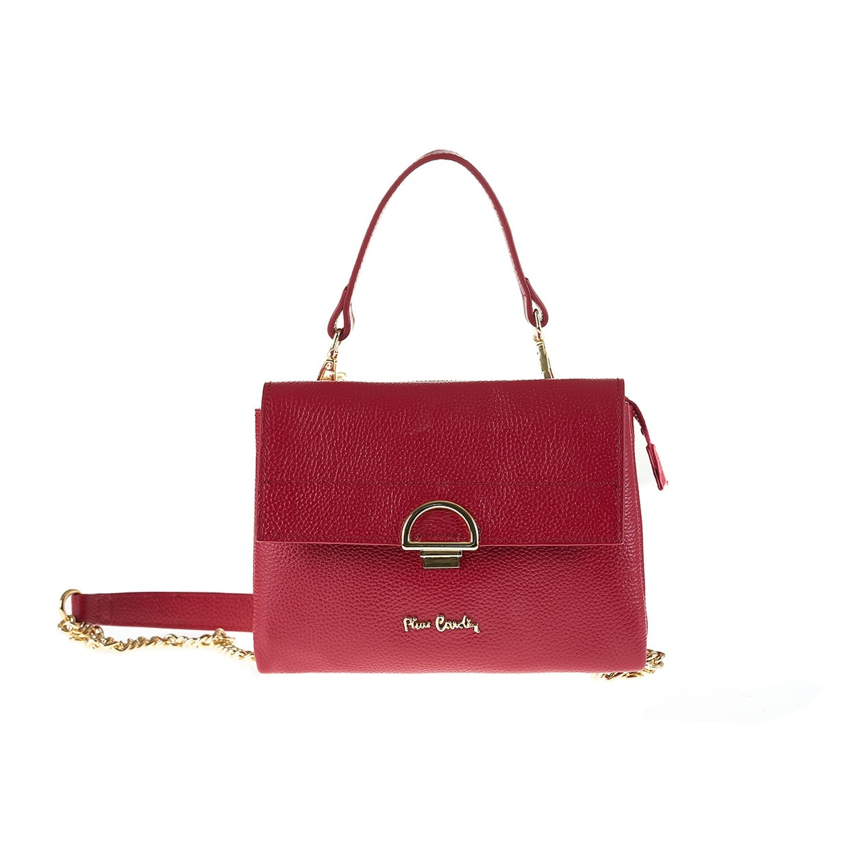 Borsa a spalla da donna Made in Italy - Modello Solara Lux - 100% pelle - 21.0 x 16.0 x 6.5 cm