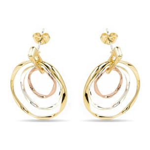 Pendientes Lux by Lux acabados oro 18k