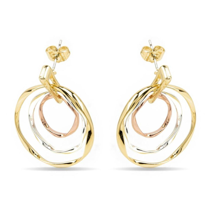 Pendientes Lux by Lux acabados oro 18k