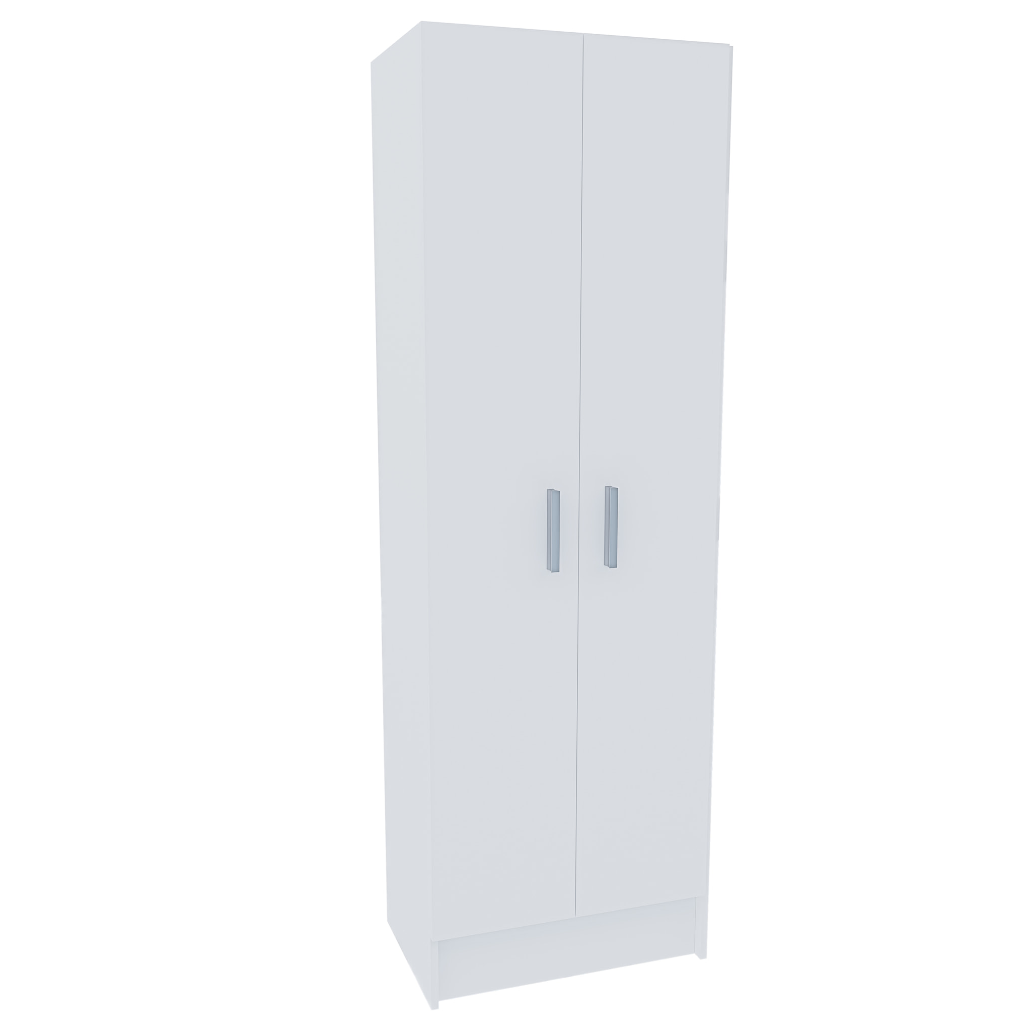 Armadio Armadietto Multiuso A Colonna Con 2 ante e 8 Ripiani Scarpiera Portascarpe Ingresso Camera Da Letto Design Moderno 59 x 37 x 180 Cm Bianco