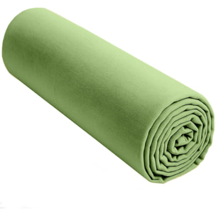 Drap Housse Bonnet:30cm 100% lin LavÉ 160g Kiwi