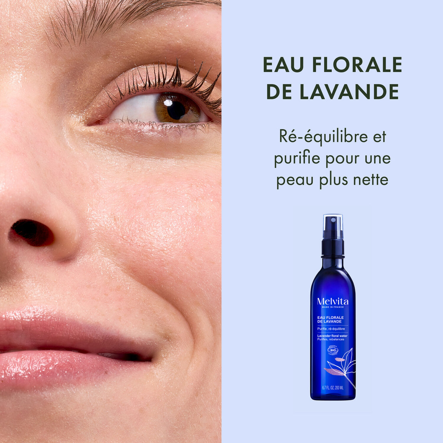Eau Florale de Lavande Bio - Purifiante & Rééquilibrante 200 ml