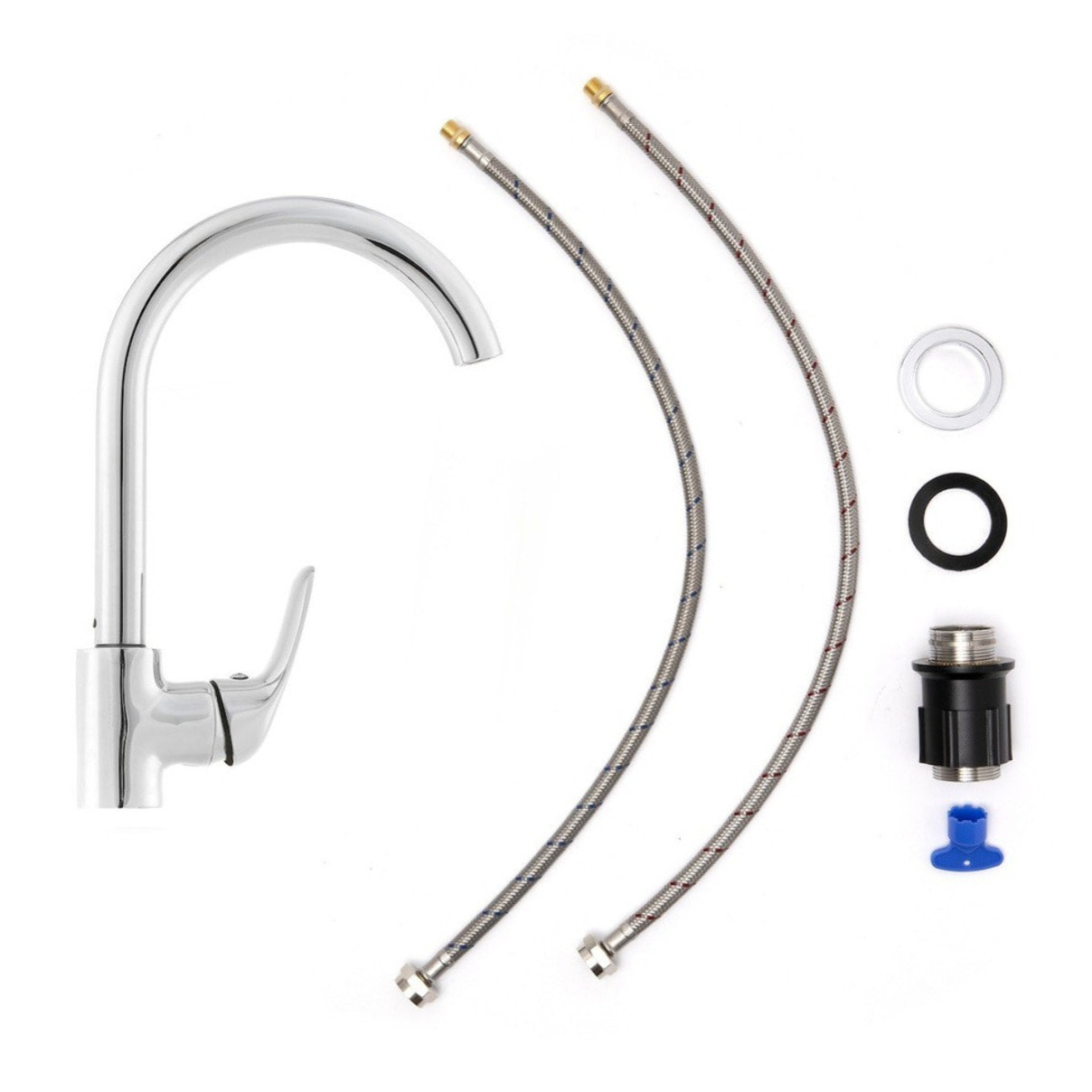 S-Line Pro miscelatore da cucina con braccio girevole, cromo (SIKOBSLPRO280)