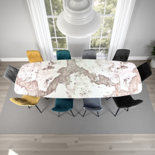 Tomasucci Table extensible CLEFT EVO ONICE MARBLE - GRIS