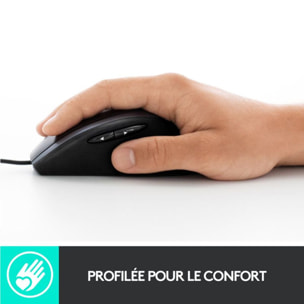 Souris filaire LOGITECH M500s Advanced Corded Mouse