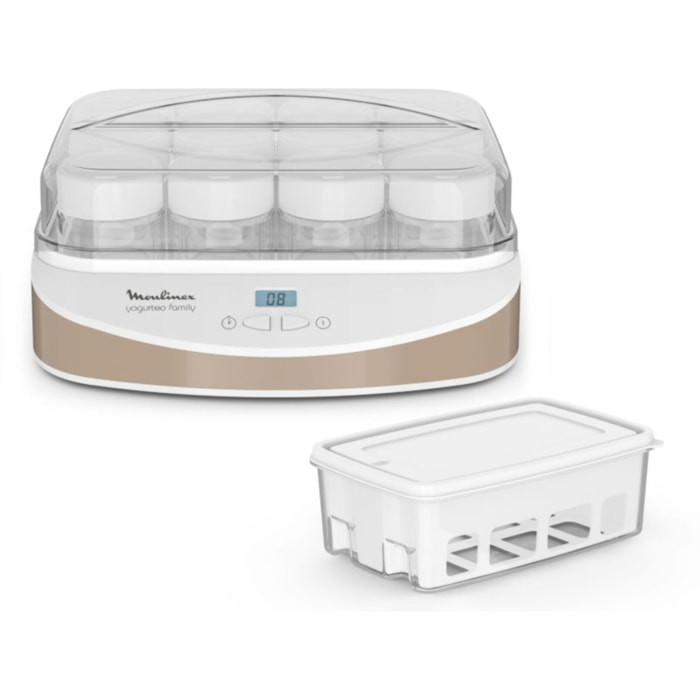 Yaourtière MOULINEX Yogurteo Family 12 pots YG233A10