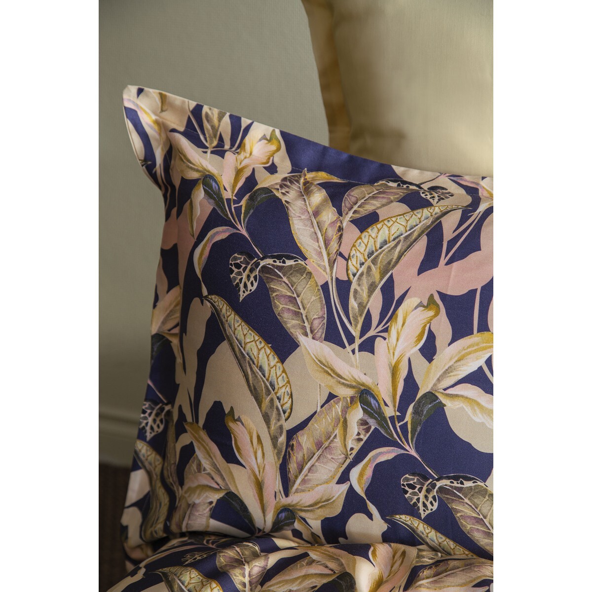 Parure housse de couette et taies oreiller 100% Satin de Coton imprimé