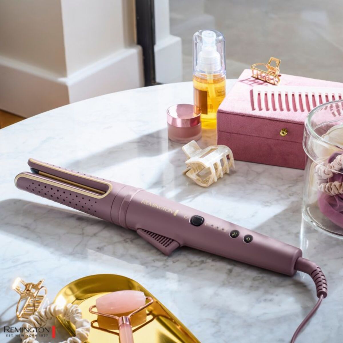 Fer à boucler REMINGTON rotatif AIRvive