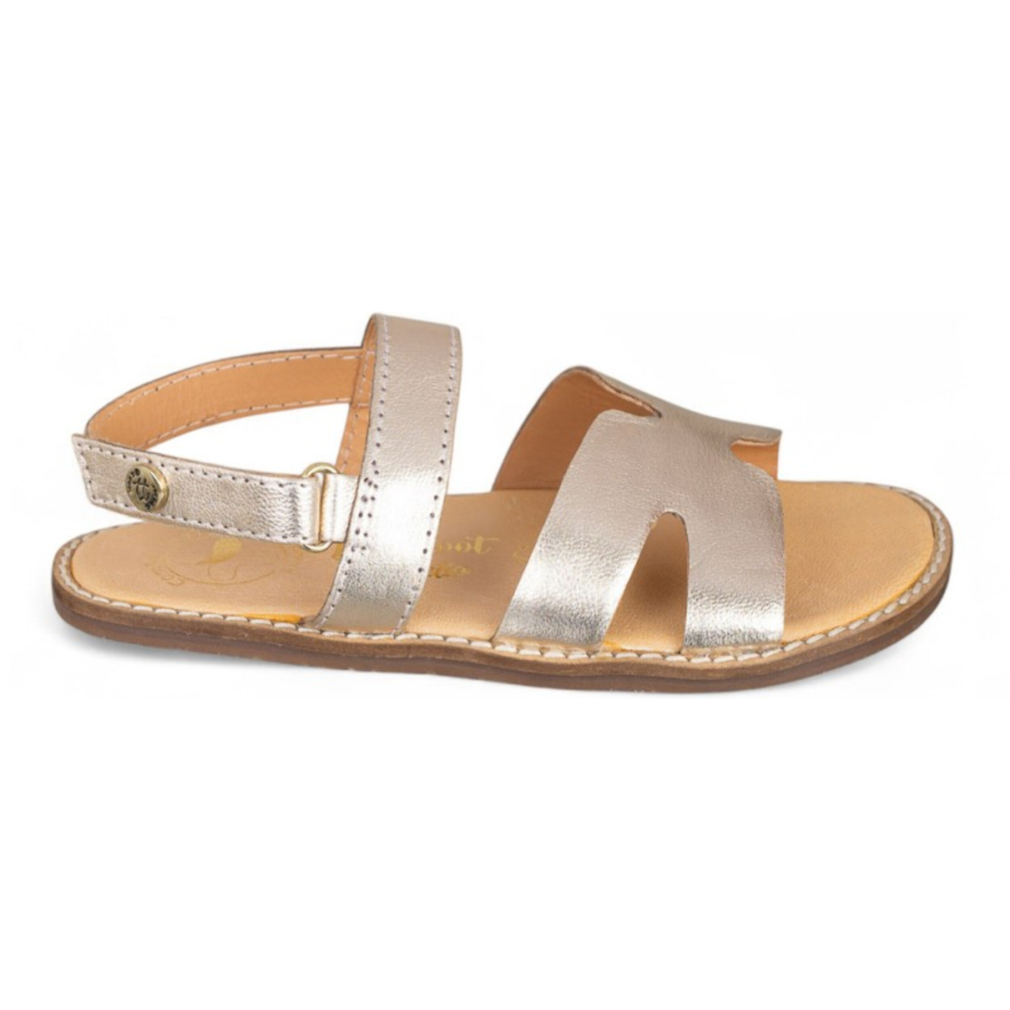 SANDALIA BAREFOOT PIEL CHETTO PALA ORO