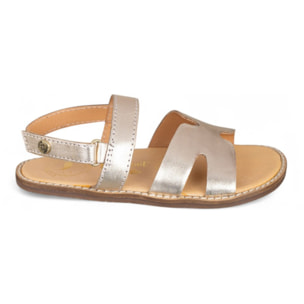 SANDALIA BAREFOOT PIEL CHETTO PALA ORO