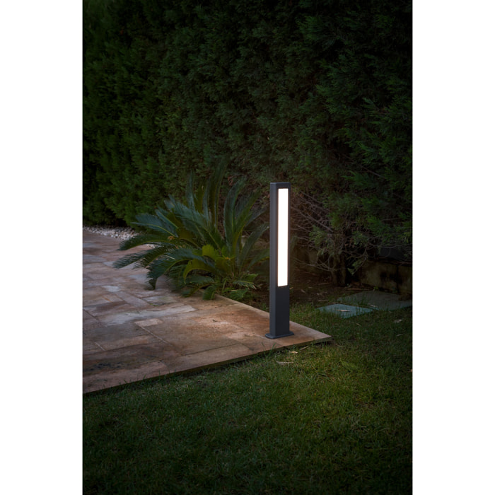 NANDA LED Lámpara baliza gris oscuro h80cm