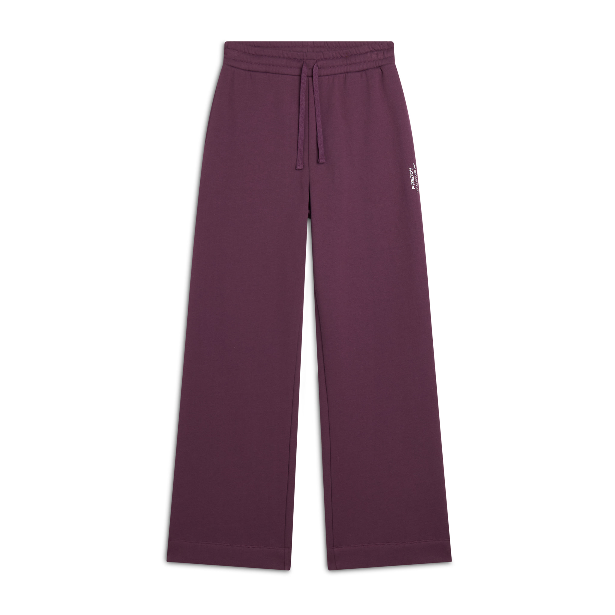 Pantalone da donna con gamba ampia in felpa