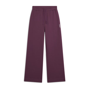 Pantalone da donna con gamba ampia in felpa