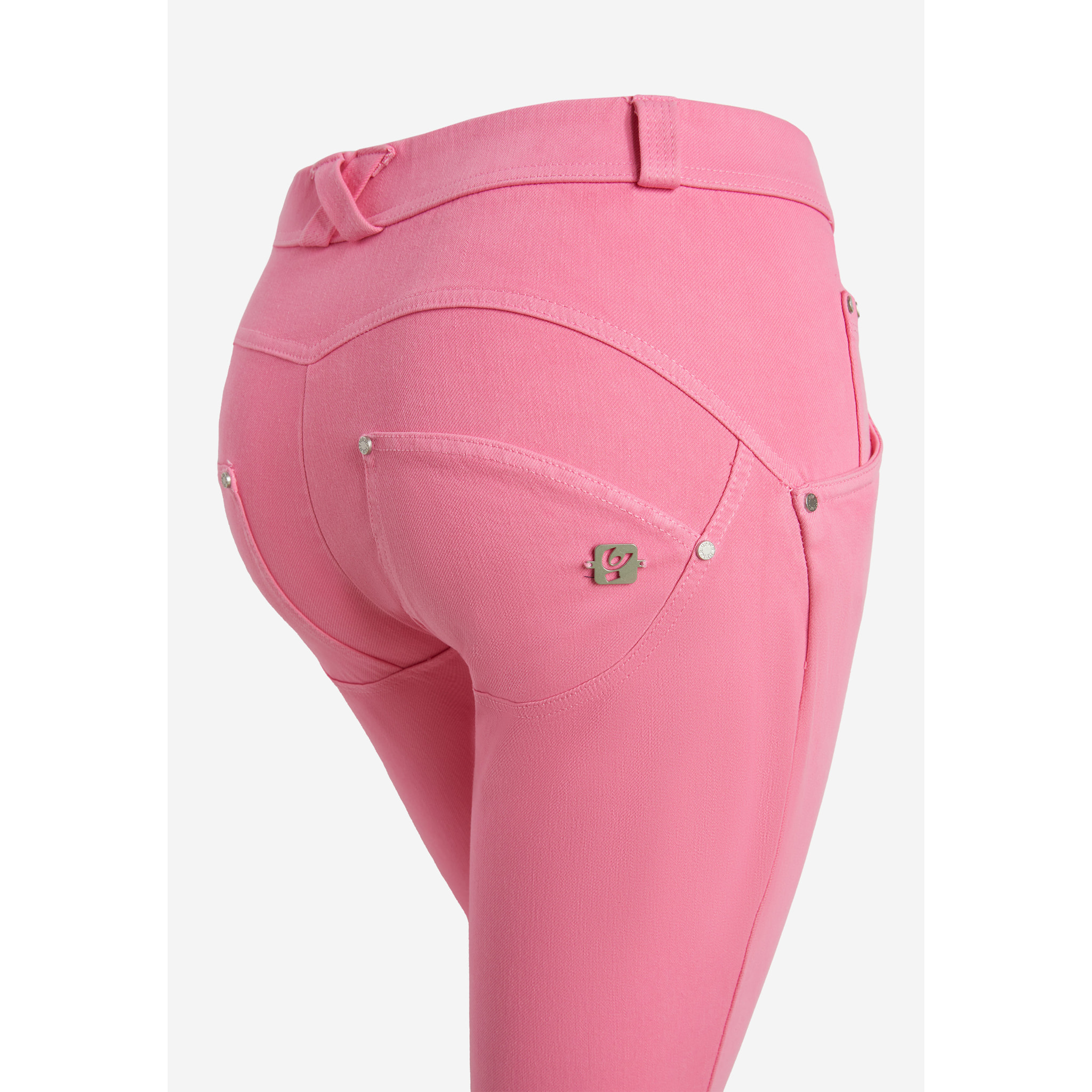 Pantaloni push up WR.UP® clessidra tessuto navetta ecologico