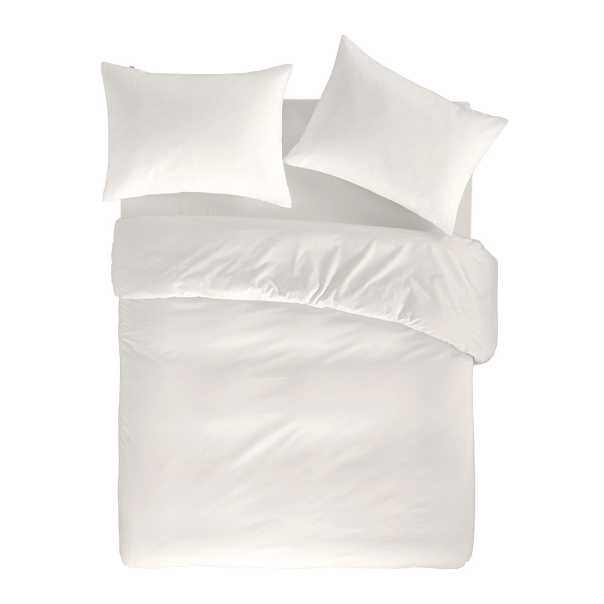 Housse de couette CASUAL en coton - ivoire - vendue seule