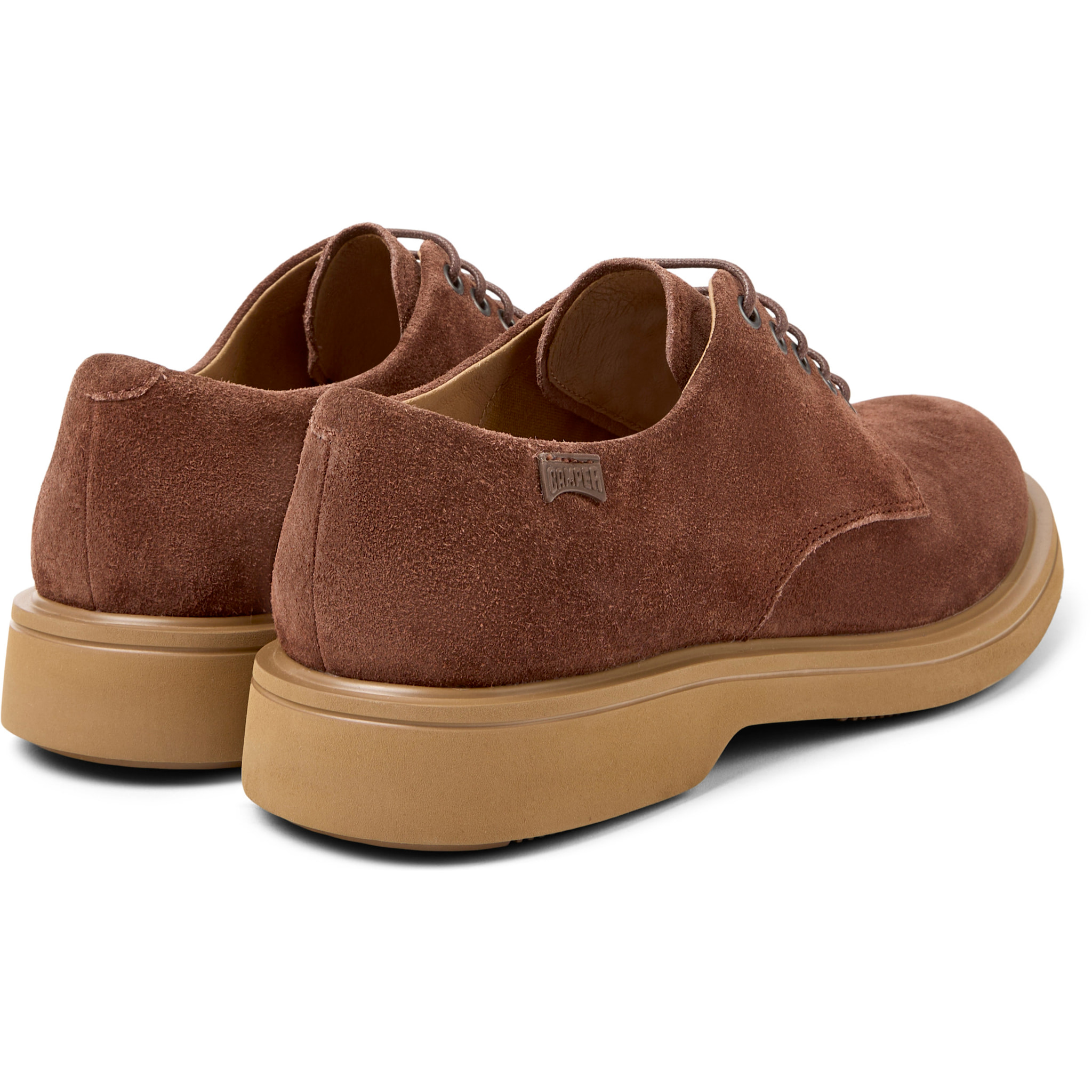 Scarpe stringate - CAMPER Norman - Marrone - Pelle scamosciata