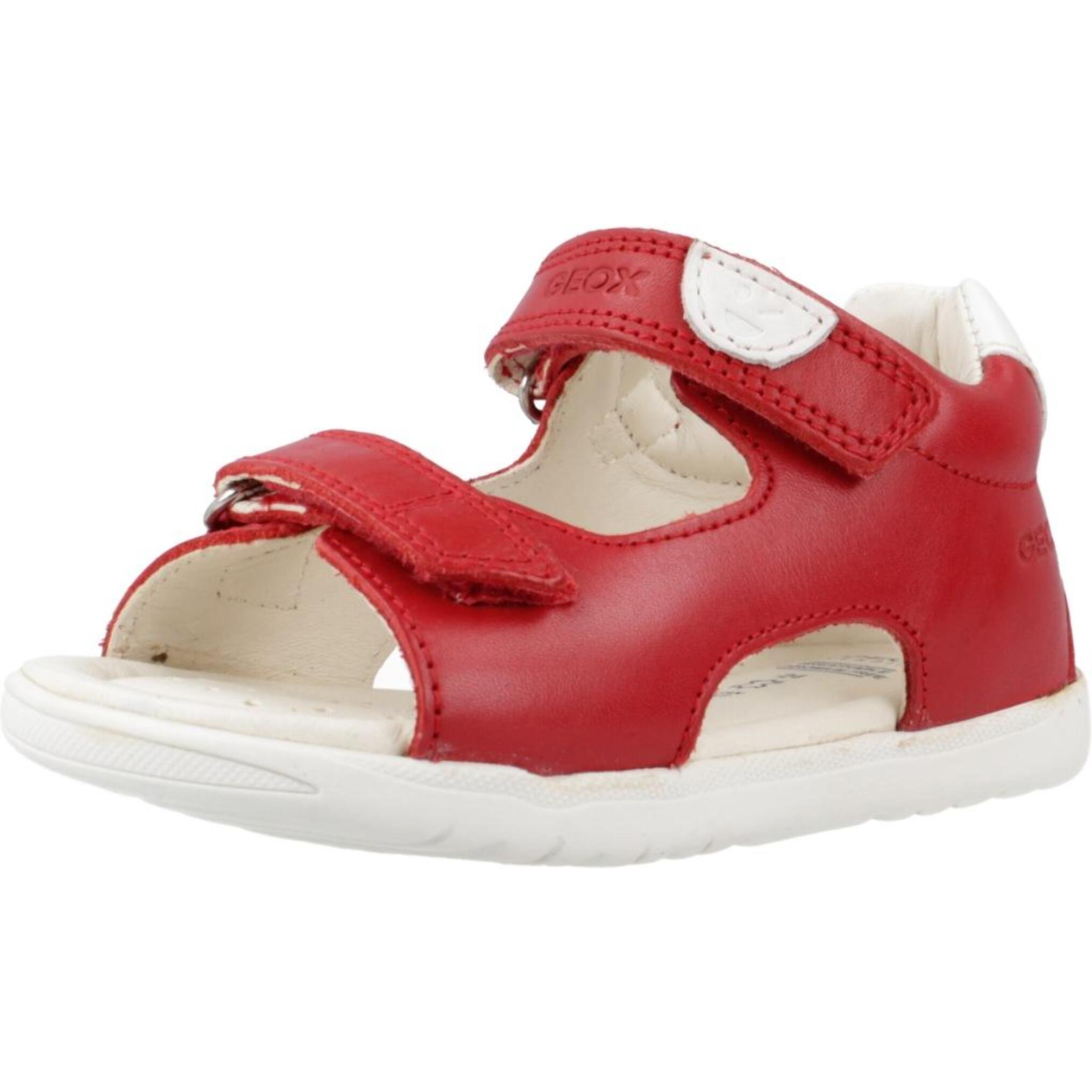 Sandalias Niño de la marca GEOX  modelo B SANDAL MACCHIA BOY ROJO