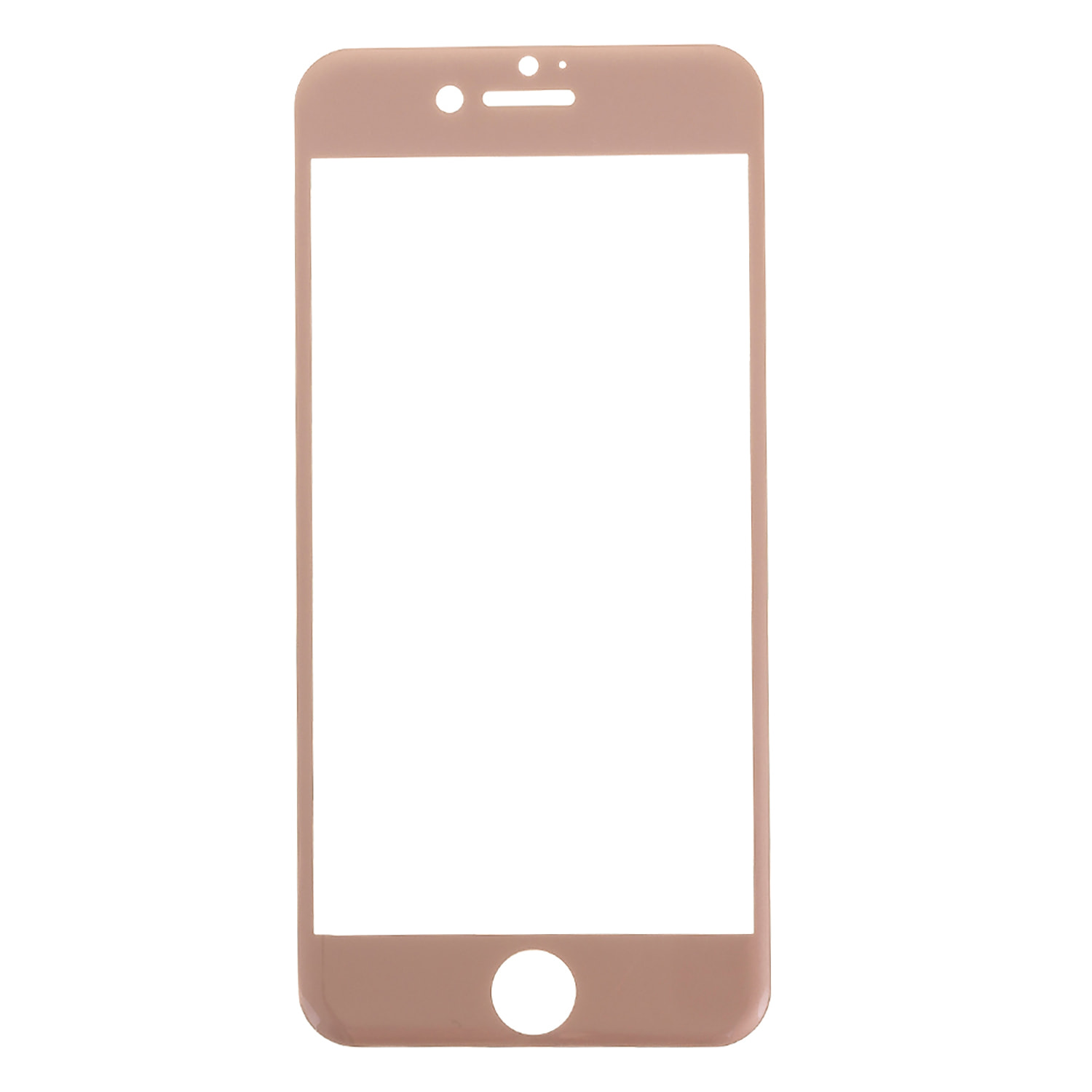 DAM PROTEZIONE IN VETRO TEMPERATO CON BORDO NERO IPHONE 7/IPHONE 8 613 Cm. Colore: oro rosa