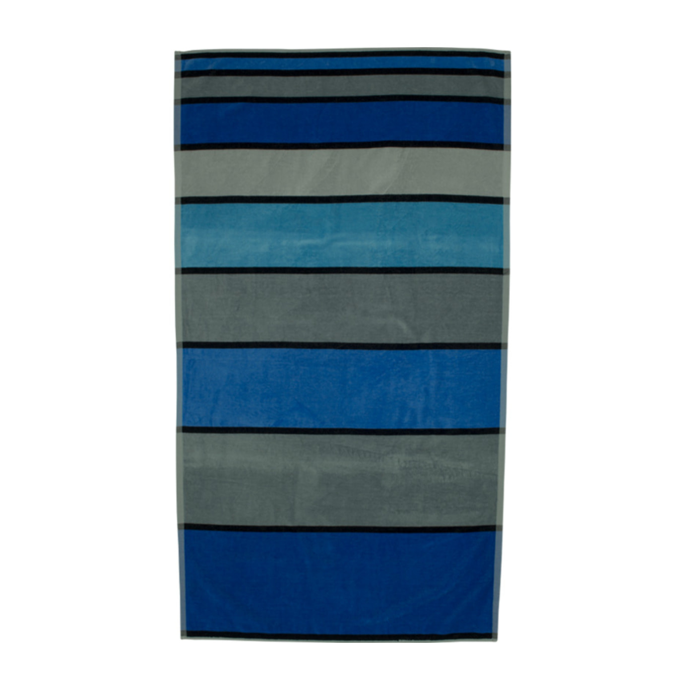 Telo Mare Spugna Jacquard Spiaggia Disegno Big Stripe
