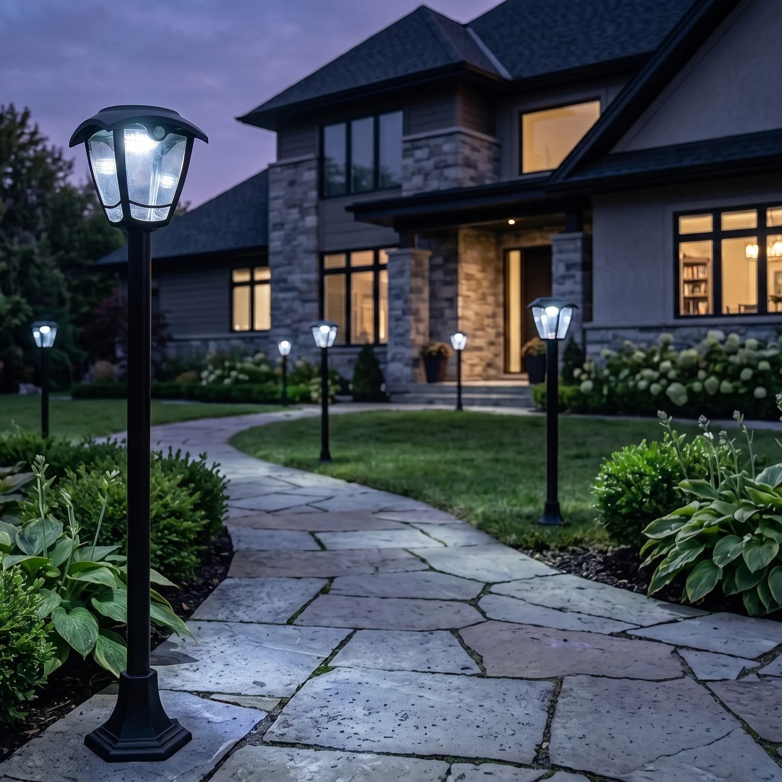 Lampadaire solaire LUMAX TALL H110CM
