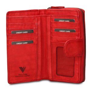 Portafoglio uomo in vera pelle - Modello Valerian Elite - 10.0 x 17.0 x 3.0 cm