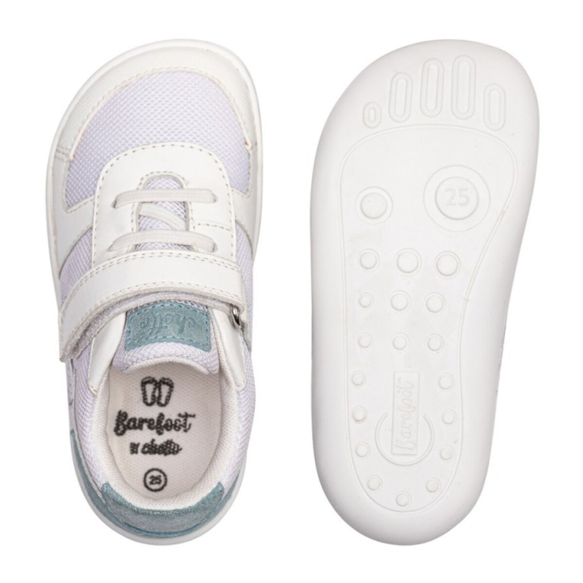 DEPORTIVO RAYO BAREFOOT BLANCO/AZUL CIELO – SUAVIDAD Y COMODIDAD
