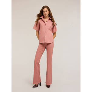 Motivi - Camicia con volant dietro - Rosa