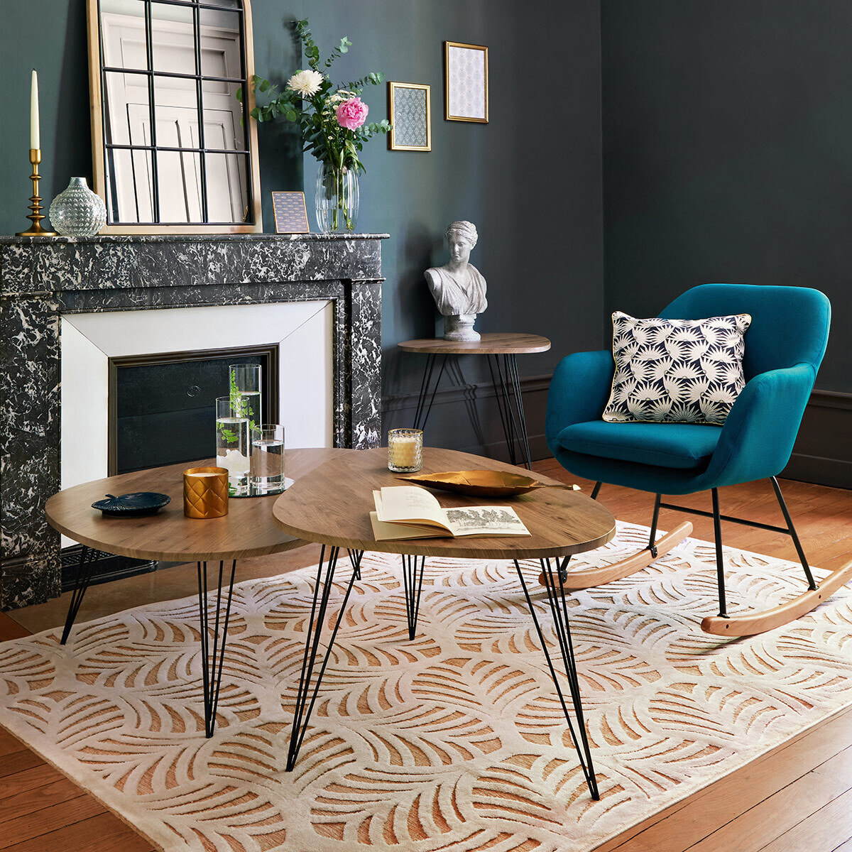 Table d'appoint "Neile" 69x54cm