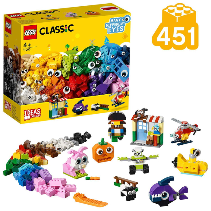 LEGO CLASSIC 11003 SET MATTONCINI E OCCHI