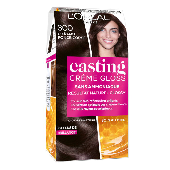 L'Oréal Paris Casting Crème Gloss Coloration 300 Châtain foncé corsé