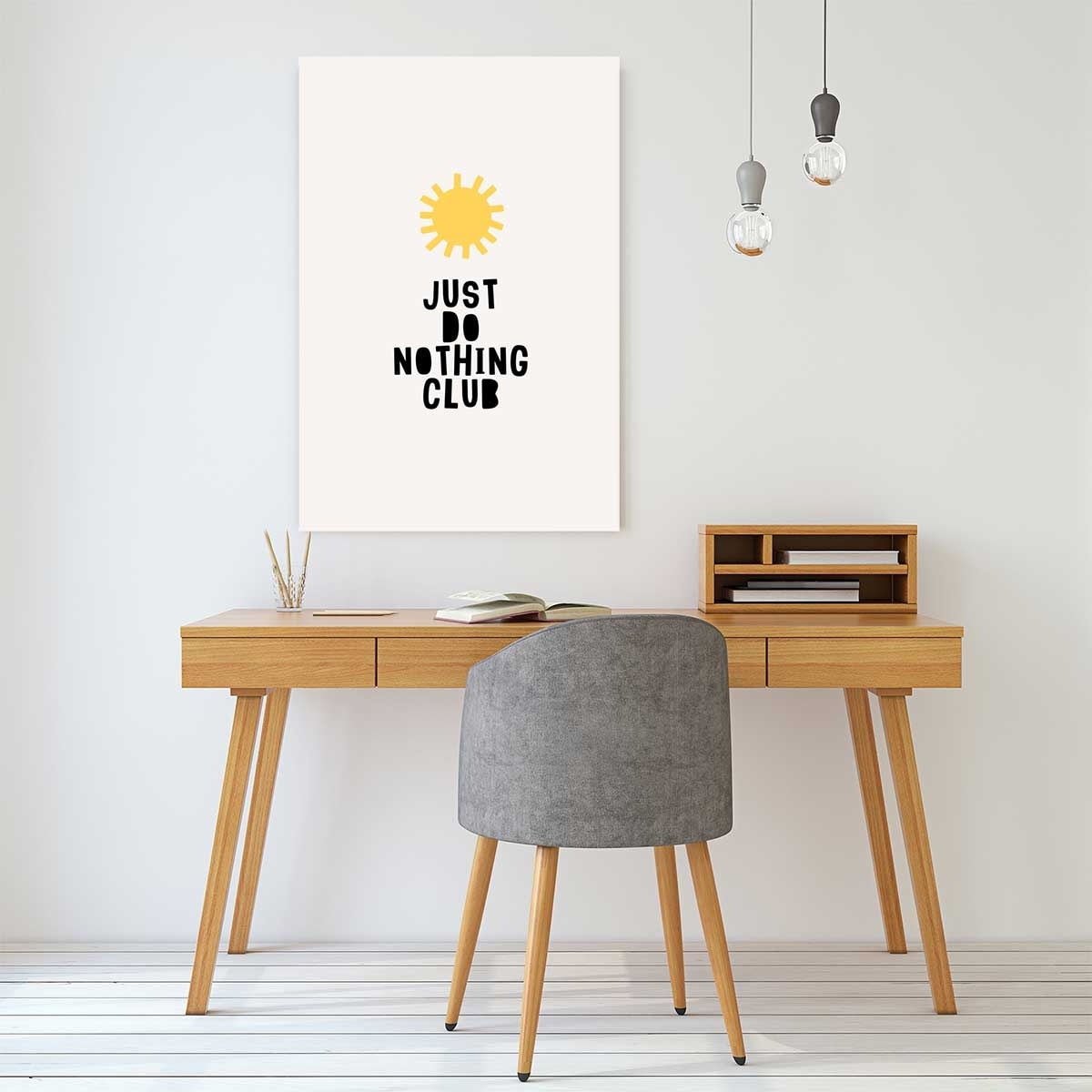 Tableau just do nothing club Toile imprimée