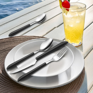 Floyd Noir - Ménagère 48 pièces