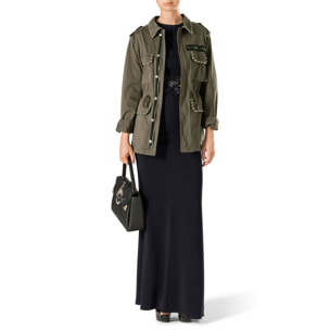 PHILIPP PLEIN Long Dress "Cause you don't think"