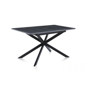 Mesa de comedor extensible Onix Negro