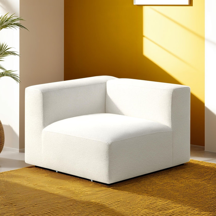 Module d'angle réversible en tissu bouclé - MODULO