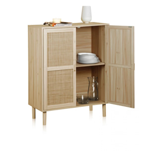 Armario bajo Made Pino - Rattan