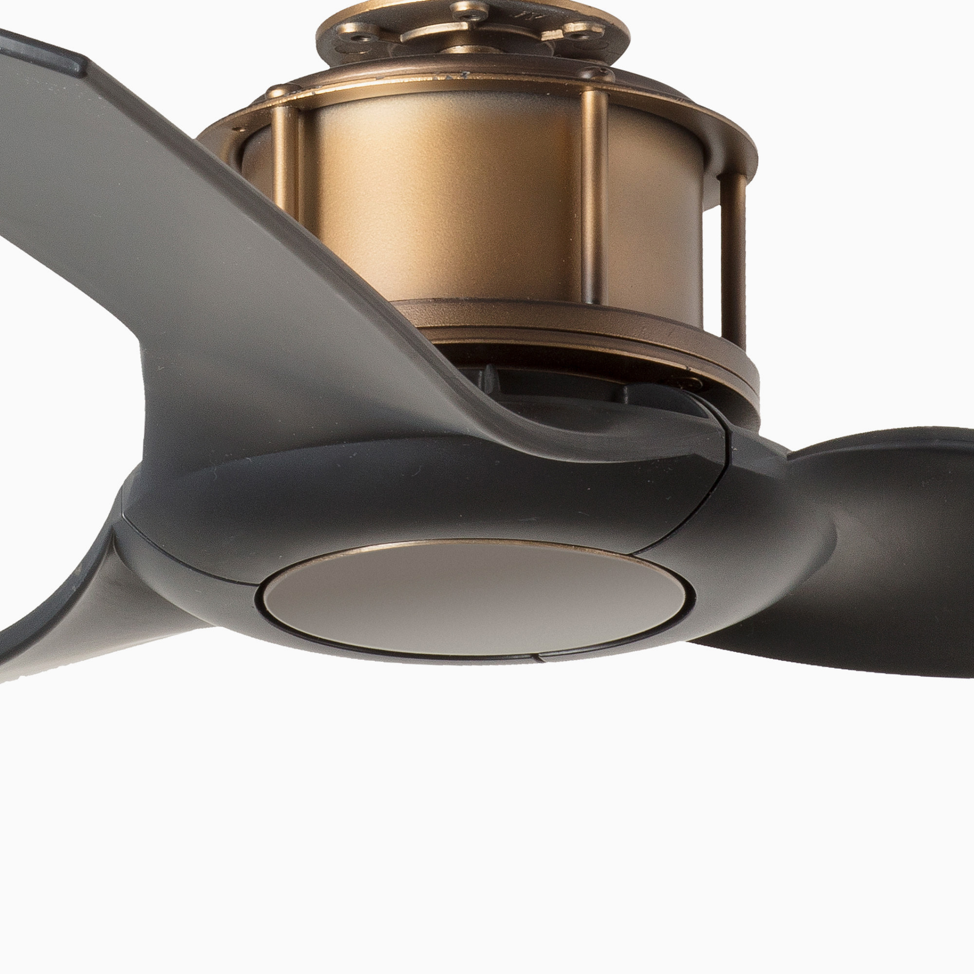 JUST FAN S Ventilatore a soffitto oro vecchio/nero