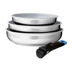 Set amovible de 3 poêles revêtement céramique